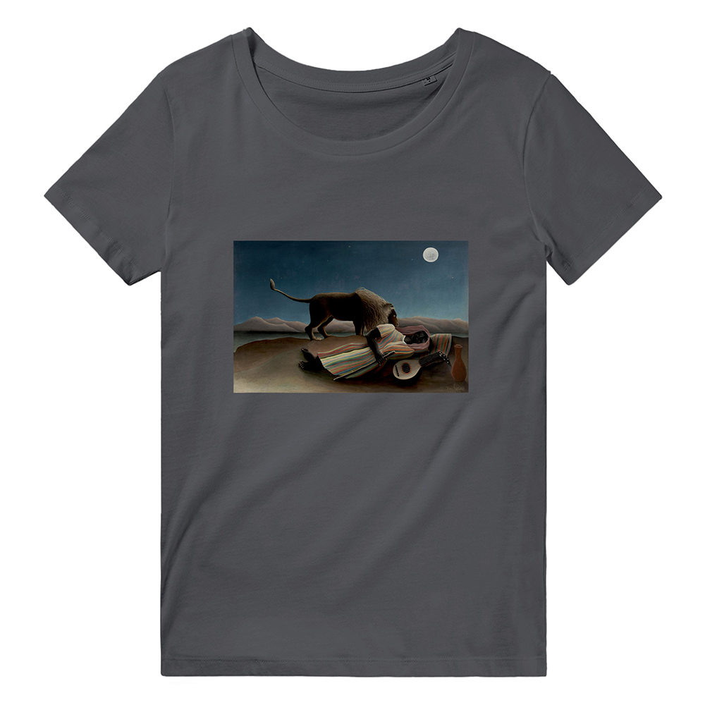 Henri Rousseau's "The Sleeping Gypsy" - Premium Unisex T-Shirt 100% Baumwolle (Bio)