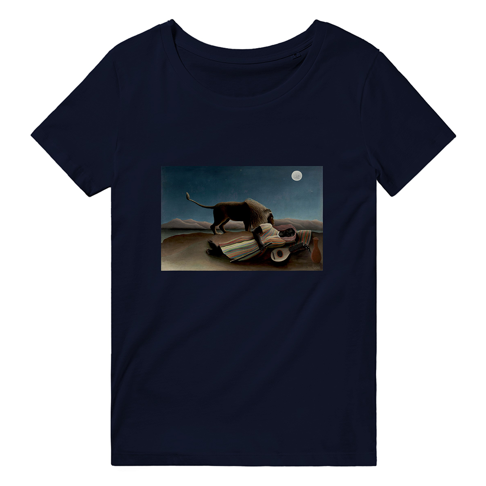Henri Rousseau's "The Sleeping Gypsy" - Premium Unisex T-Shirt 100% Baumwolle (Bio)