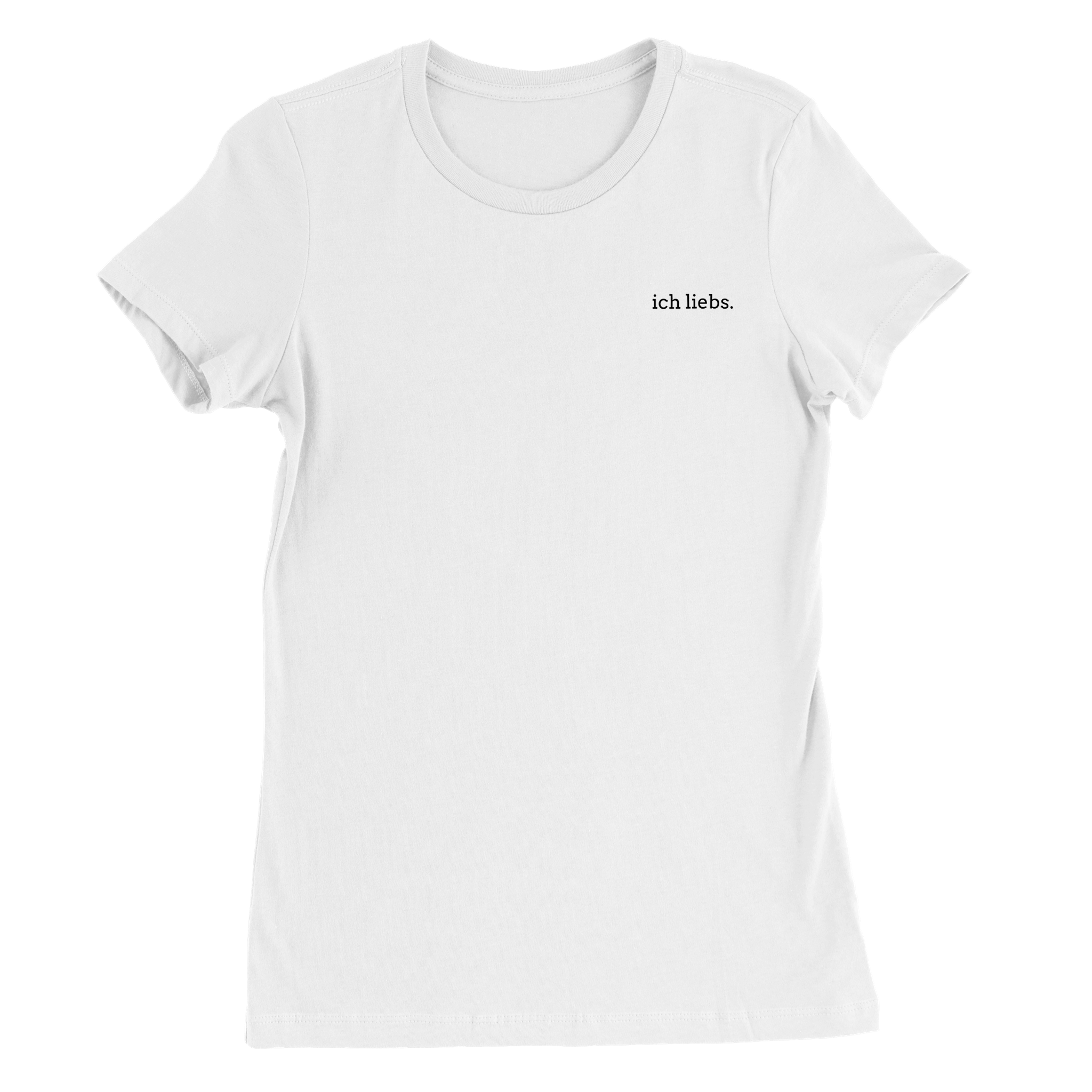 ich liebs - Premium Frauen Crewneck T-shirt