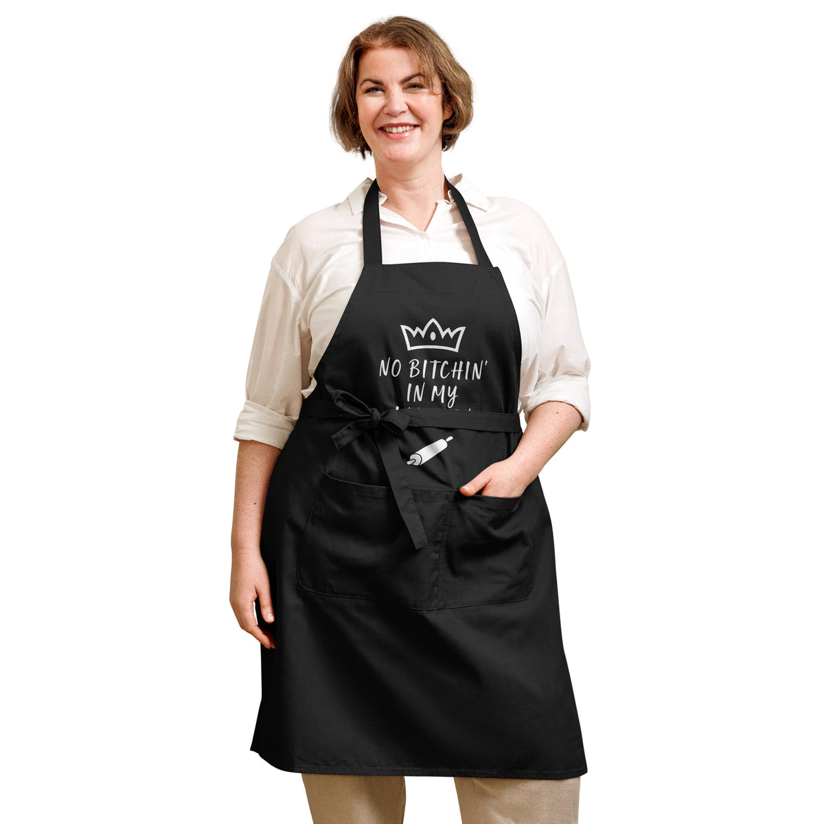 No bitchin in my kitchen Apron for Sale by lolora